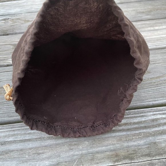 TOD's Dust Bag Brown Storage Bag Draw String Bag Authentic - Picture 3 of 8